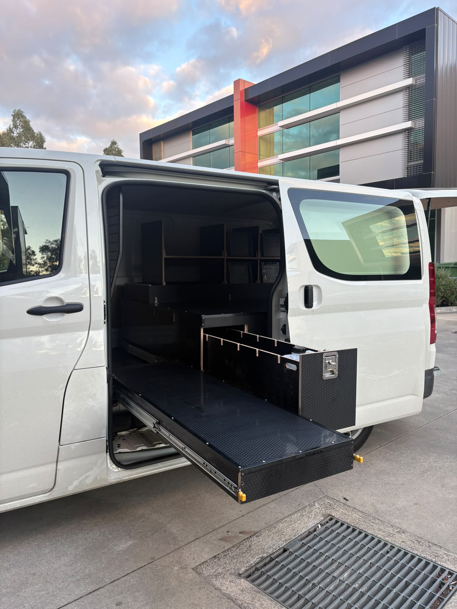 Van setup for trade storage in Melbourne